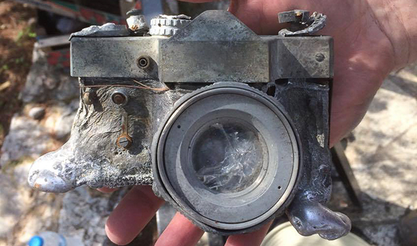 Burnt camera